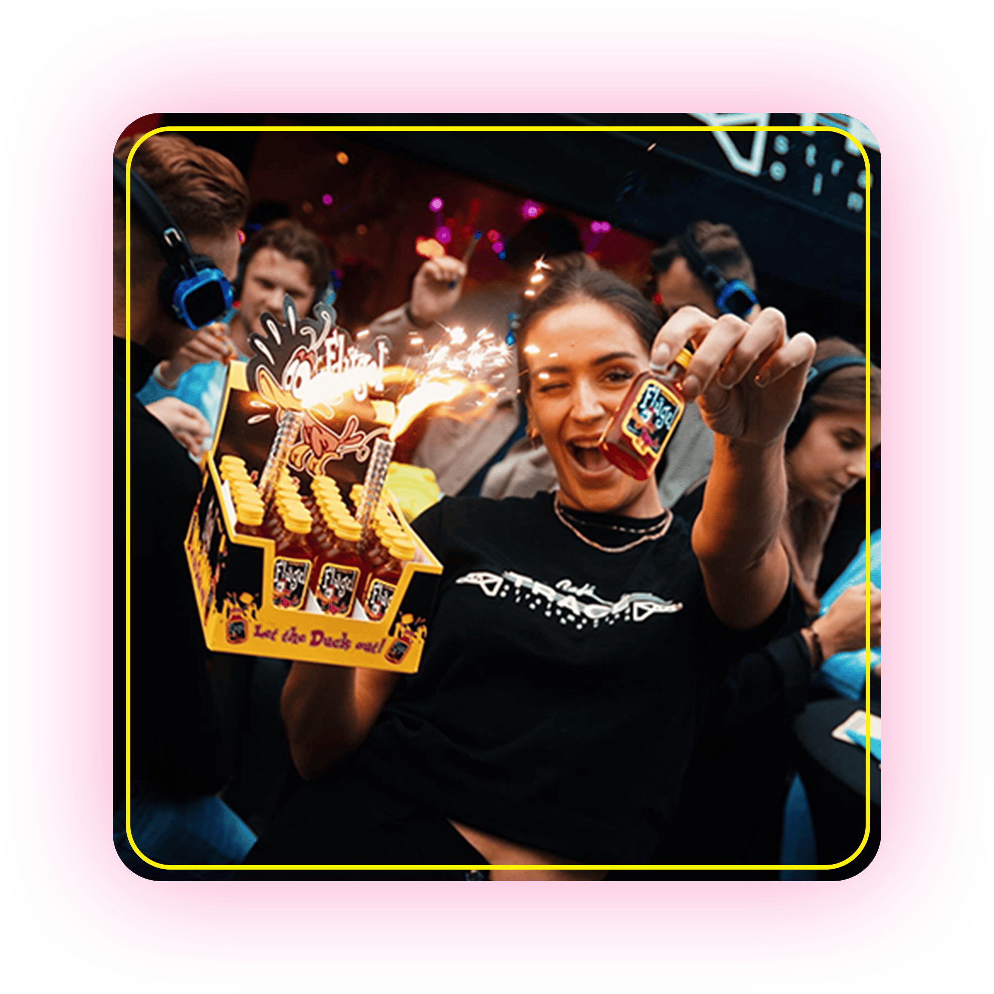 Partyspaß mit Flügel